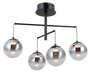 Italux PND-34381-4-BK LED závesné stropné svietidlo Velada | 20W LED | 1810lm | 3000K