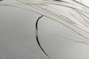 Obraz suchá tráva s nádychom minimalizmu - 50x100