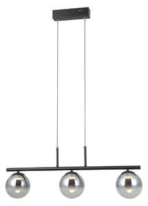 Italux PND-34381-3-BK LED závesné stropné svietidlo Velada | 15W LED | 610lm | 3000K