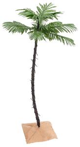 LED strom s dizajnom palmy 72 teplých bielych LED 120 cm