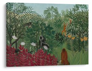 Obraz - Henri Rousseau, Tropical Forest with Monkeys, reprodukcia (70x50 cm)