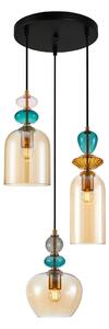 Italux PND-30263-3A-BRO-AMB závesné stropné svietidlo Busco E27