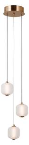 Italux PND-34362-3-HBR-OPAL LED závesné stropné svietidlo Ganti | 8W LED | 865lm | 3000K