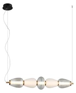 Italux PND-74937-5-BK LED závesné stropné svietidlo Gastel | 22W LED | 1500lm | 3000K