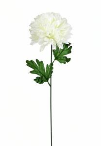 Umelá kvetina Chryzantéma 50 cm, biela