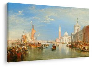 Obraz - Joseph Mallord William Turner, Venice the Dogana and San Giorgio Maggiore, reprodukcia (90x60 cm)