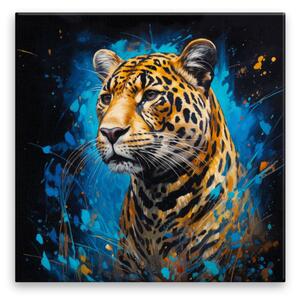 Obraz na plátne - Jaguár v divočine - 40x40 cm