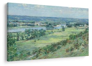 Obraz - Theodore Robinson, The Valley of the Seine, From the Hills of Giverny, reprodukcia (90x60 cm)