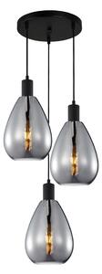 Italux PND-27812-3A-BK-SG závesné stropné svietidlo Zulo E27
