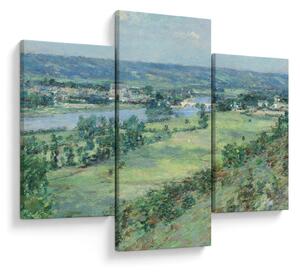 Obraz - Theodore Robinson, The Valley of the Seine, From the Hills of Giverny, reprodukcia (90x60 cm)