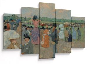 Obraz - Jean-Louis Forain, The Races at Longchamp, reprodukcia (150x105 cm)