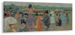 Obraz - Jean-Louis Forain, The Races at Longchamp, reprodukcia (120x50 cm)