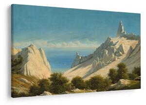 Obraz - Georg Emil Libert, View of Sommerspiret, the Cliffs of Møn, reprodukcia (90x60 cm)