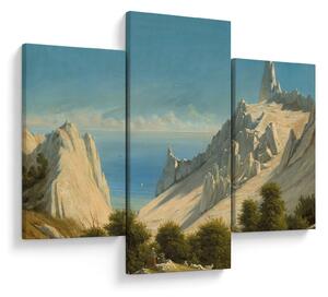 Obraz - Georg Emil Libert, View of Sommerspiret, the Cliffs of Møn, reprodukcia (90x60 cm)