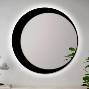 Zrkadlo Moony Black LED 95 x 95 cm