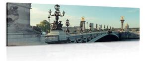Obraz most Alexandra III. v Paríži - 150x50