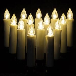 Vianočné osvetlenie Sada 30 sviečok LED s diaľkovým ovládaním