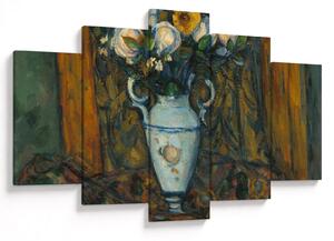 Obraz - Paul Cézanne, Vase of Flowers, reprodukcia (150x105 cm)
