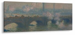 Obraz - Claude Monet, Waterloo Bridge, Gray Day, reprodukcia (120x50 cm)