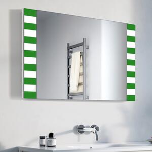 Zrkadlo Zeba LED Green 100 x 63 cm