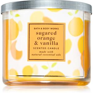 Bath & Body Works Sugared Orange Vanilla vonná sviečka 411 g