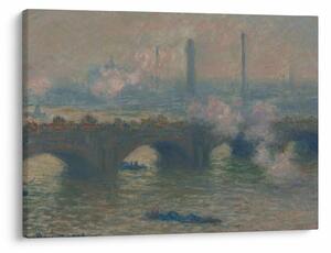 Obraz - Claude Monet, Waterloo Bridge, Gray Day, reprodukcia (70x50 cm)