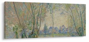 Obraz - Claude Monet, Woman Seated under the Willows, reprodukcia (120x50 cm)
