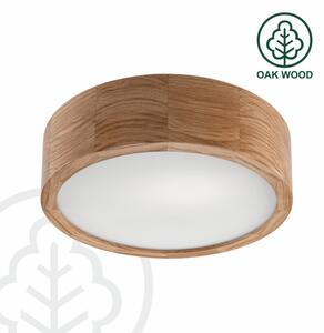 Brilagi - LED RGBW stmievateľné stropné svietidlo CARVALHO 1xE27/9W/230V Wi-Fi dub pr. 27,5