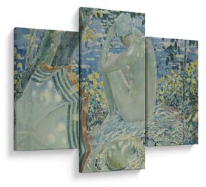 Obraz - Frederick Carl Frieseke, On the Bank, reprodukcia (90x60 cm)