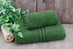 Set uteráka a osušky MEDA zelený