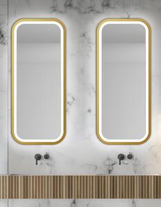 Zrkadlo Mirel Gold LED Veľkosť: 60 x 100 cm