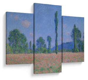Obraz - Claude Monet, Poppy Field (Giverny), reprodukcia (90x60 cm)