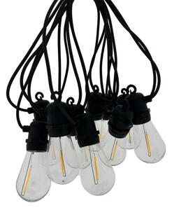 LED vonkajšia dekoratívna reťaz 10xLED/0,36W/230V 8 m IP44 čierna