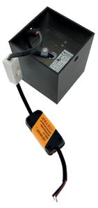 LED Bodové svietidlo LED/5W/230V 3000/4000/6400K 7,5x7,5 cm čierna