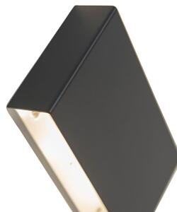 Sada 2 moderných nástenných svietidiel čiernej farby - Otan