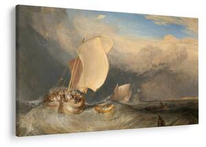Obraz - William Turner, Fishing Boats with Hucksters Bargaining for Fish, reprodukcia (90x60 cm)