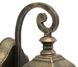 Sada 2 romantických vonkajších nástenných lampášov bronz - Londýn