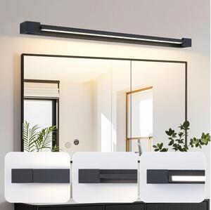 Brilagi-LED Kúpeľňové osvetlenie zrkadla AQUA LINE LED/24W/230V 90 cm IP44 čierne