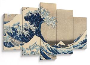 Obraz - Katsushika Hokusai, Under the Wave off Kanagawa, reprodukcia (150x105 cm)
