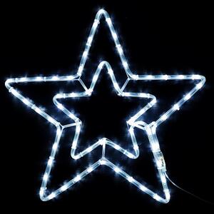 Vianočná LED dekorácia, hviezda, blikajúca, 52 cm, rôzne farby Farba: Modrá
