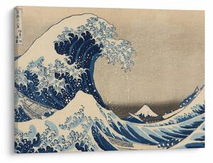 Obraz - Katsushika Hokusai, Under the Wave off Kanagawa, reprodukcia (70x50 cm)