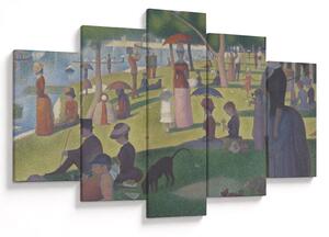 Obraz - Georges Seurat, A Sunday on La Grande Jatte, reprodukcia (150x105 cm)
