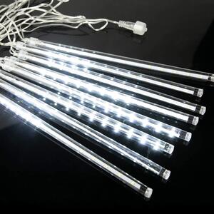 Vianočné LED kvapkajúce cencúle - 8ks, 50cm, rôzne farby Farba: Rôznofarebná
