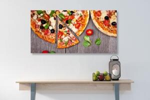 Obraz pizza - 100x50