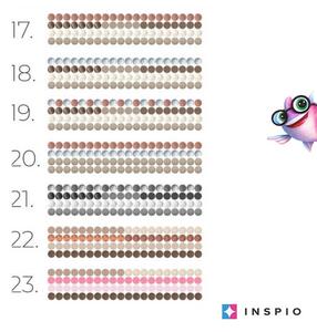 INSPIO-textilná prelepiteľná nálepka - Nalepovacie bodky na stenu v hnedých odtieňoch