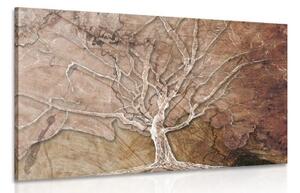 Obraz koruna stromu s abstraktným nádychom - 120x80