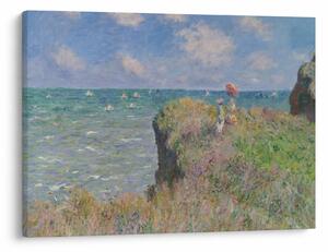 Obraz - Claude Monet, Cliff Walk at Pourville, reprodukcia (70x50 cm)