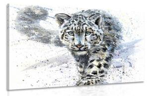 Obraz kreslený leopard - 120x80
