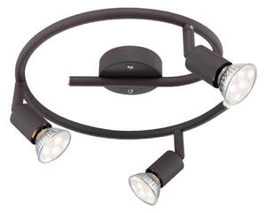 GLOBO 57382-3L - LED Bodové svietidlo OLIWA 3xGU10/3W/230V čierna