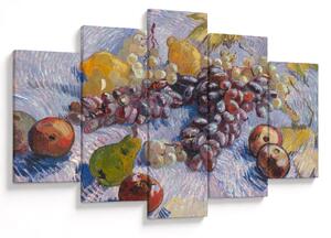 Obraz - Vincent van Gogh, Grapes, Lemons, Pears, and Apples, reprodukcia (150x105 cm)